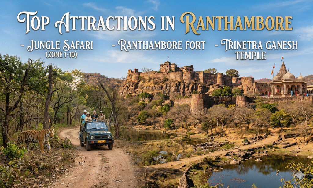 top attractions in ranthambore